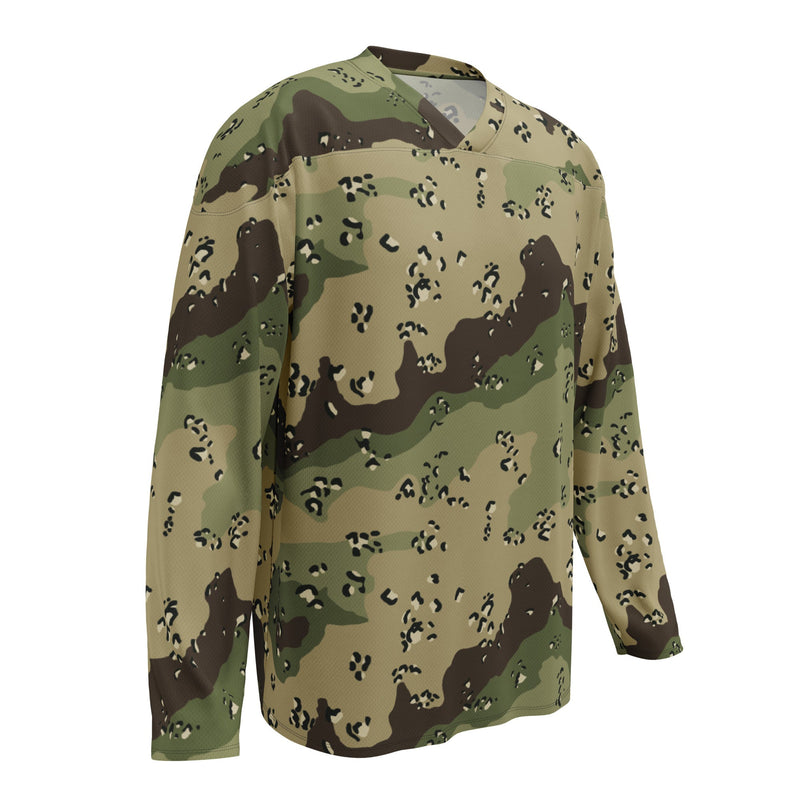 Chocolate Chip Woodland CAMO Unisex Hockey Fan Jersey