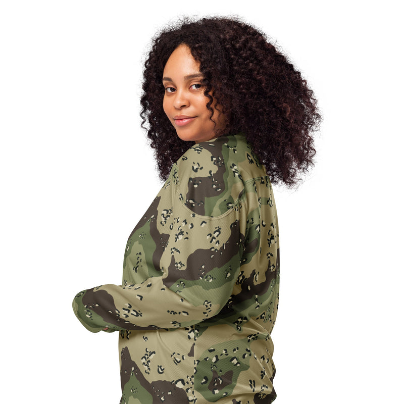 Chocolate Chip Woodland CAMO Unisex Hockey Fan Jersey