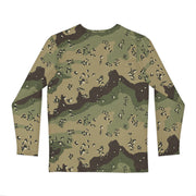 Chocolate Chip Woodland CAMO Unisex Long-Sleeve Shirt
