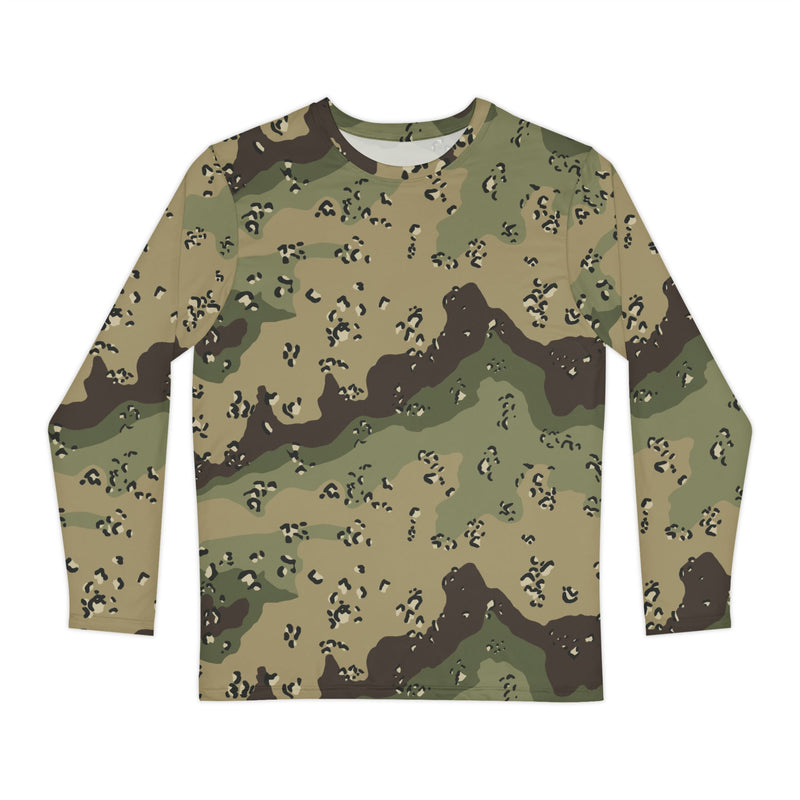 Chocolate Chip Woodland CAMO Unisex Long-Sleeve Shirt - XS