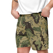Chocolate Chip Woodland CAMO Unisex Mesh Shorts