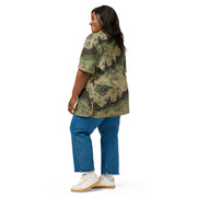 Chocolate Chip Woodland CAMO Unisex Short-Sleeve Button Shirt - Button-Up