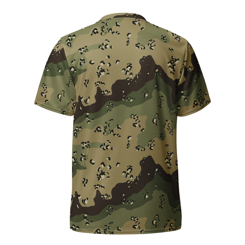 Chocolate Chip Woodland CAMO Unisex Sports Jersey