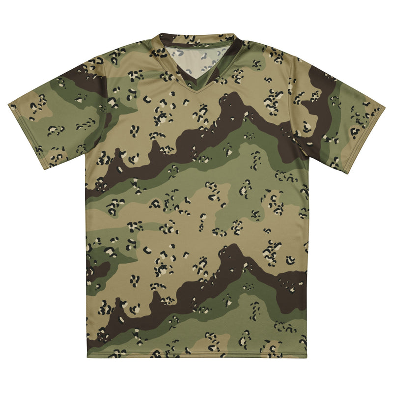 Chocolate Chip Woodland CAMO Unisex Sports Jersey