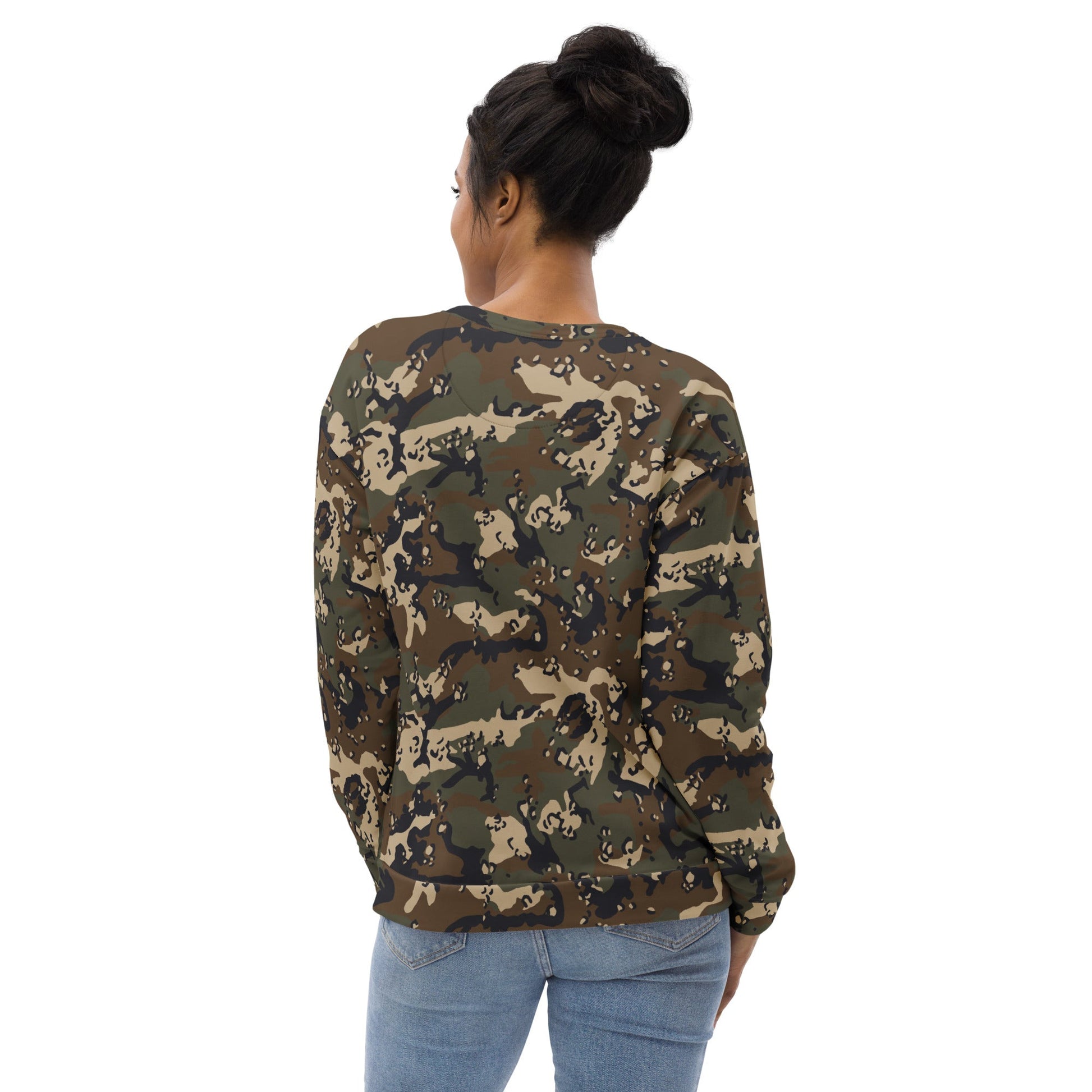 Chocolate Chip Woodland CAMO Unisex Sweatshirt - Sweatshirts
