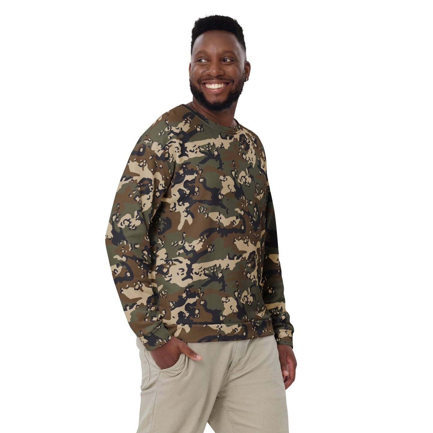 Chocolate Chip Woodland CAMO Unisex Sweatshirt - Sweatshirts