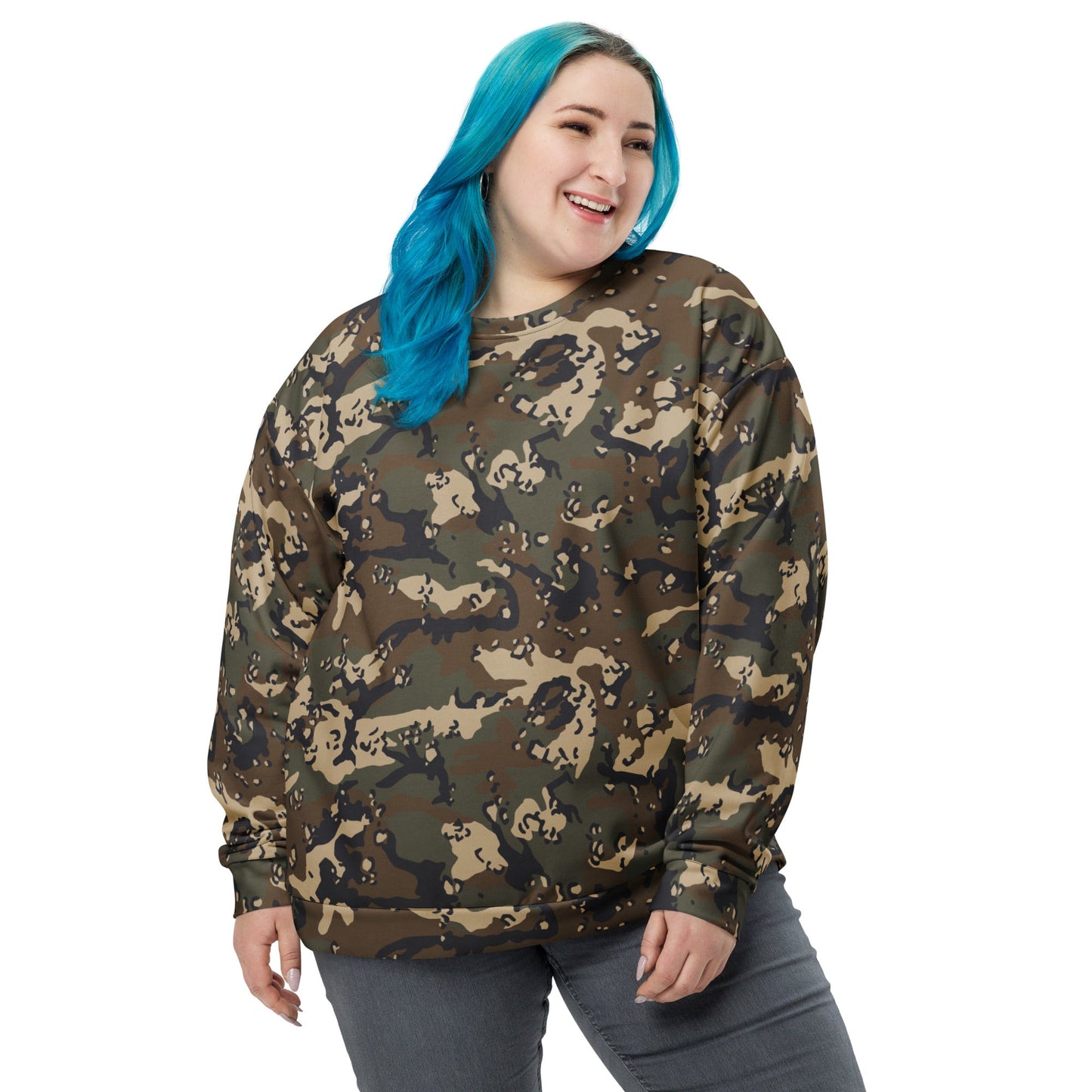 Chocolate Chip Woodland CAMO Unisex Sweatshirt - Sweatshirts