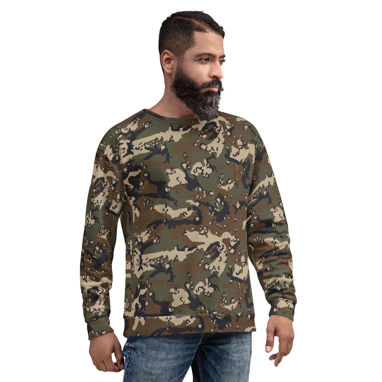 Chocolate Chip Woodland CAMO Unisex Sweatshirt - Sweatshirts