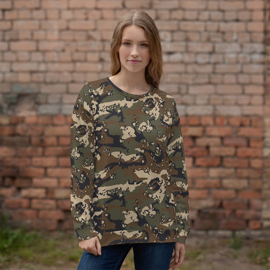 Chocolate Chip Woodland CAMO Unisex Sweatshirt - Sweatshirts