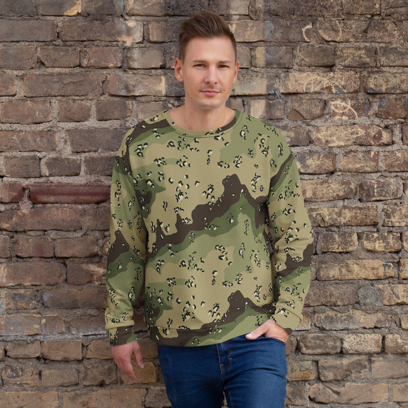 Chocolate Chip Woodland CAMO Unisex Sweatshirt - XS