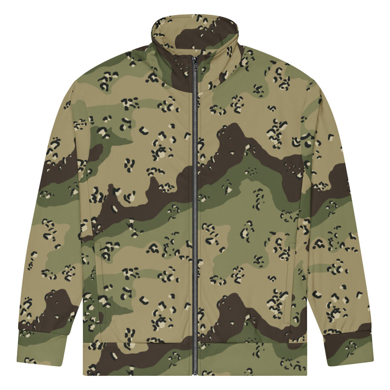Chocolate Chip Woodland CAMO Unisex Track Jacket