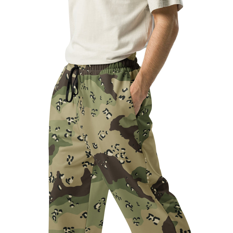 Chocolate Chip Woodland CAMO Unisex Wide-Leg Joggers