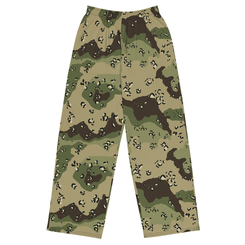 Chocolate Chip Woodland CAMO Unisex Wide-Leg Leisure Pants - 2XS - Pant