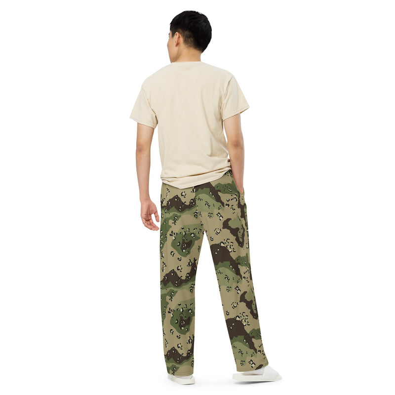 Chocolate Chip Woodland CAMO Unisex Wide-Leg Leisure Pants - Pant