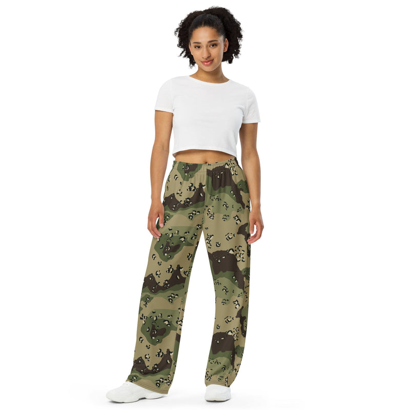 Chocolate Chip Woodland CAMO Unisex Wide-Leg Leisure Pants - Pant