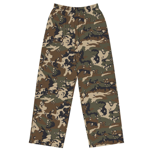 Chocolate Chip Woodland CAMO unisex wide-leg pants - 2XS - Wide-leg Pants
