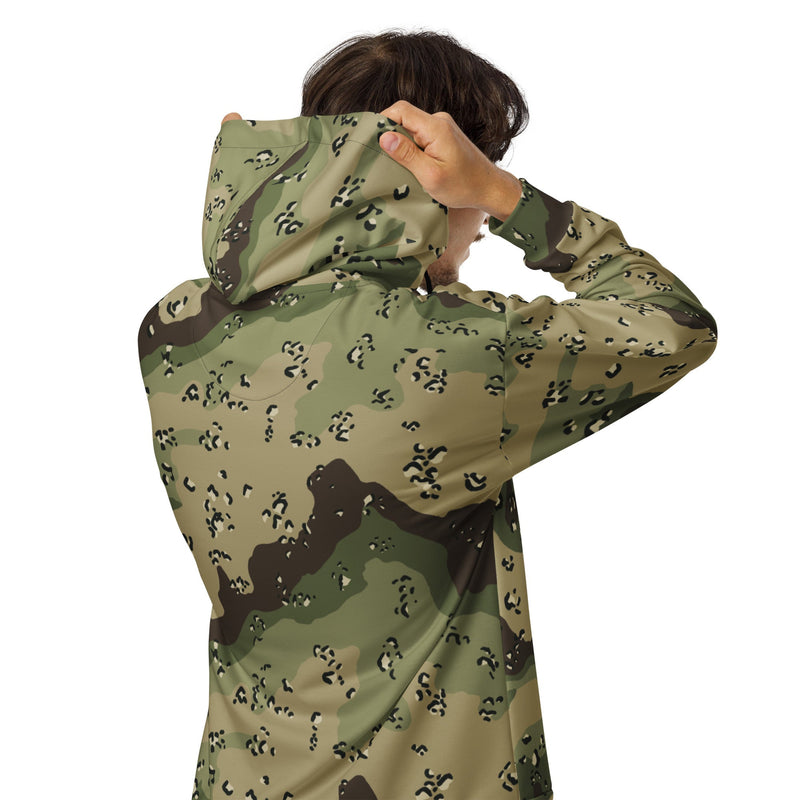 Chocolate Chip Woodland CAMO Unisex Zip Hoodie