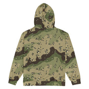Chocolate Chip Woodland CAMO Unisex Zip Hoodie