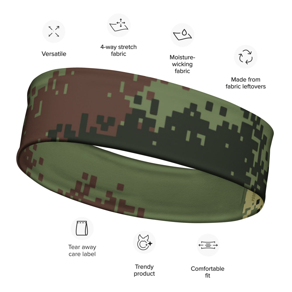 Colombian Camflado Pixelado Digital CAMO Headband - M