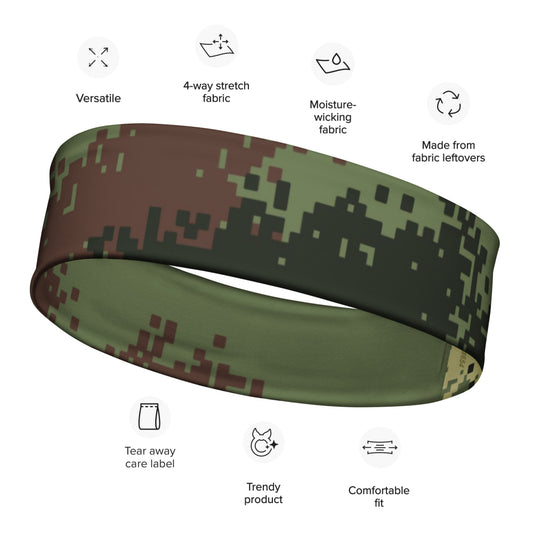 Colombian Camflado Pixelado Digital CAMO Headband - M