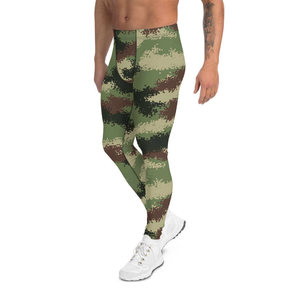 Colombian Camflado Pixelado Digital CAMO Men’s Leggings - Mens