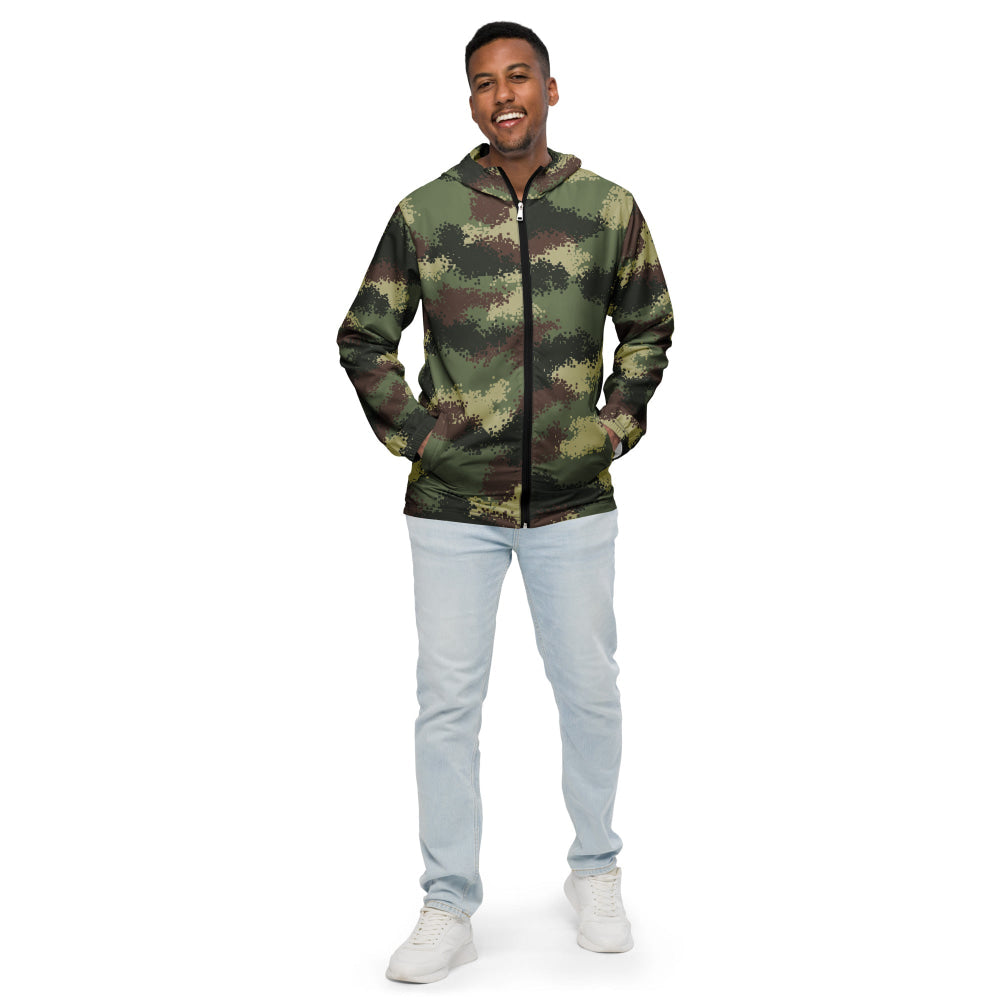 Colombian Camflado Pixelado Digital CAMO Men’s windbreaker - Mens Windbreaker