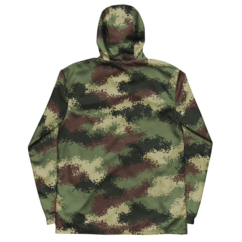 Colombian Camflado Pixelado Digital CAMO Men’s windbreaker - Mens Windbreaker