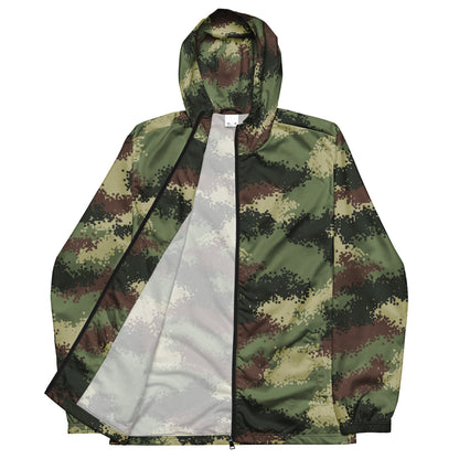 Colombian Camflado Pixelado Digital CAMO Men’s windbreaker - Mens Windbreaker