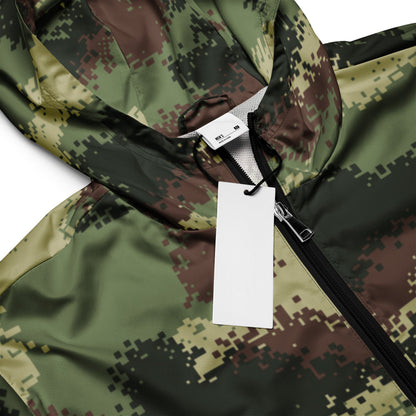 Colombian Camflado Pixelado Digital CAMO Men’s windbreaker - Mens Windbreaker