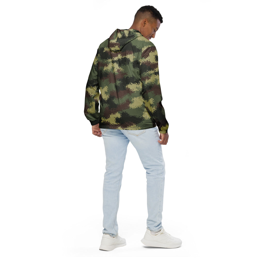 Colombian Camflado Pixelado Digital CAMO Men’s windbreaker - Mens Windbreaker