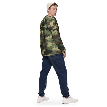 Colombian Camflado Pixelado Digital CAMO Men’s windbreaker - Mens Windbreaker