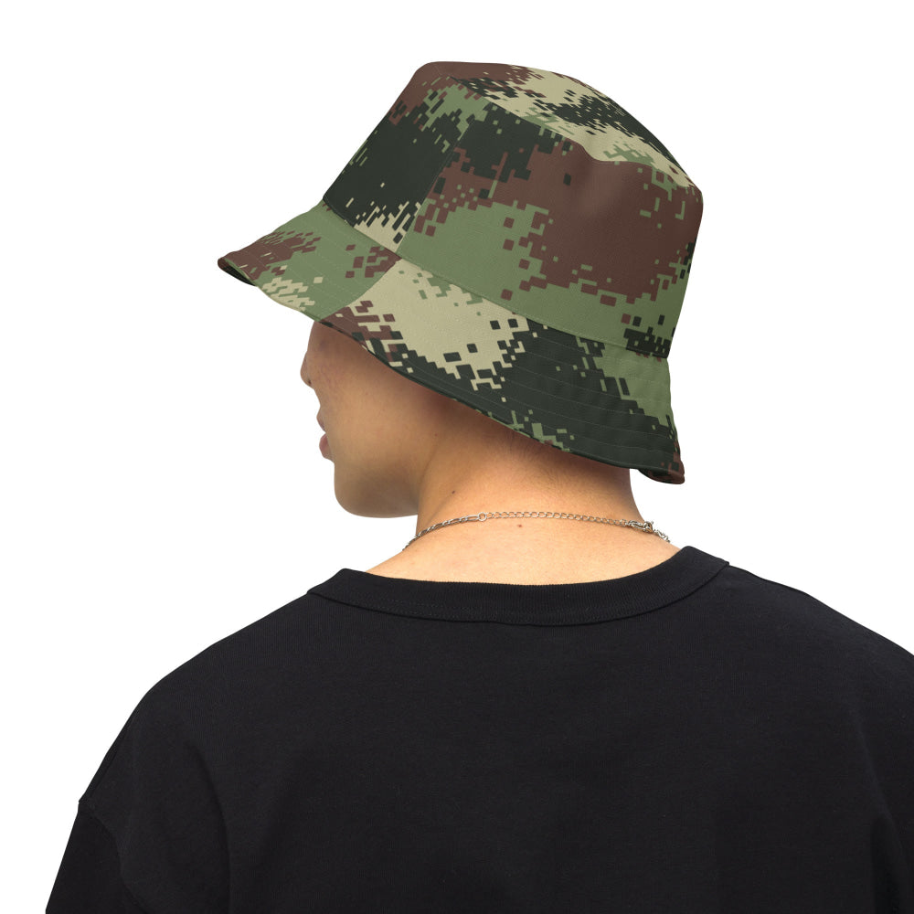 Colombian Camflado Pixelado Digital CAMO Reversible bucket hat - Bucket Hat