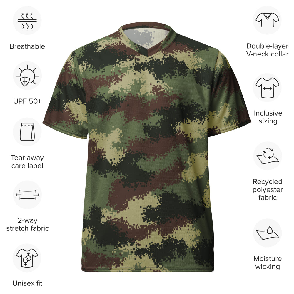 Colombian Camflado Pixelado Digital CAMO unisex sports jersey - Unisex Sports Jersey