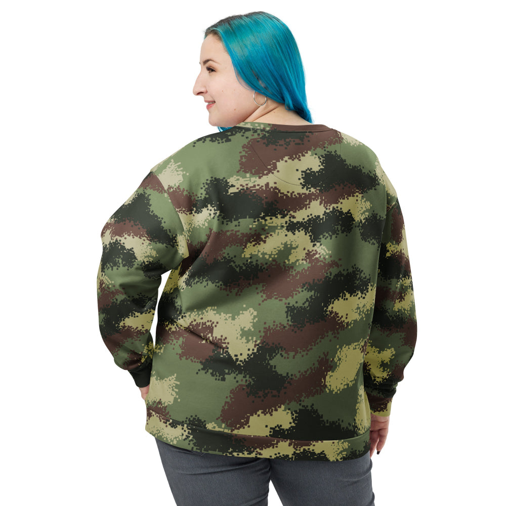 Colombian Camflado Pixelado Digital CAMO Unisex Sweatshirt