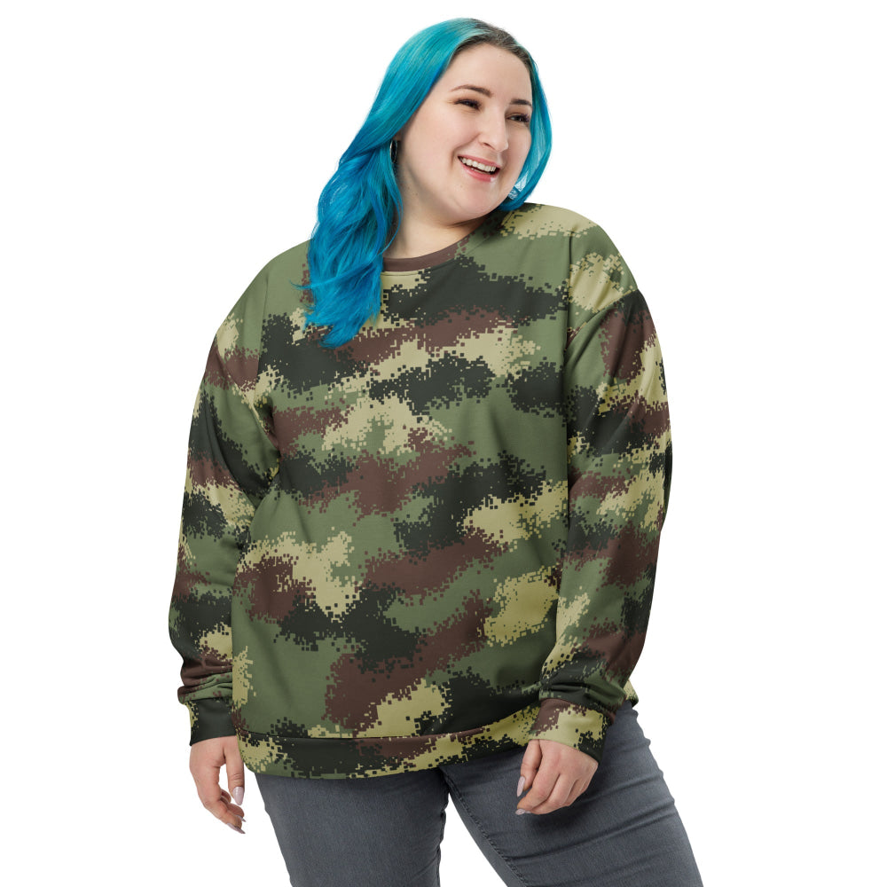 Colombian Camflado Pixelado Digital CAMO Unisex Sweatshirt