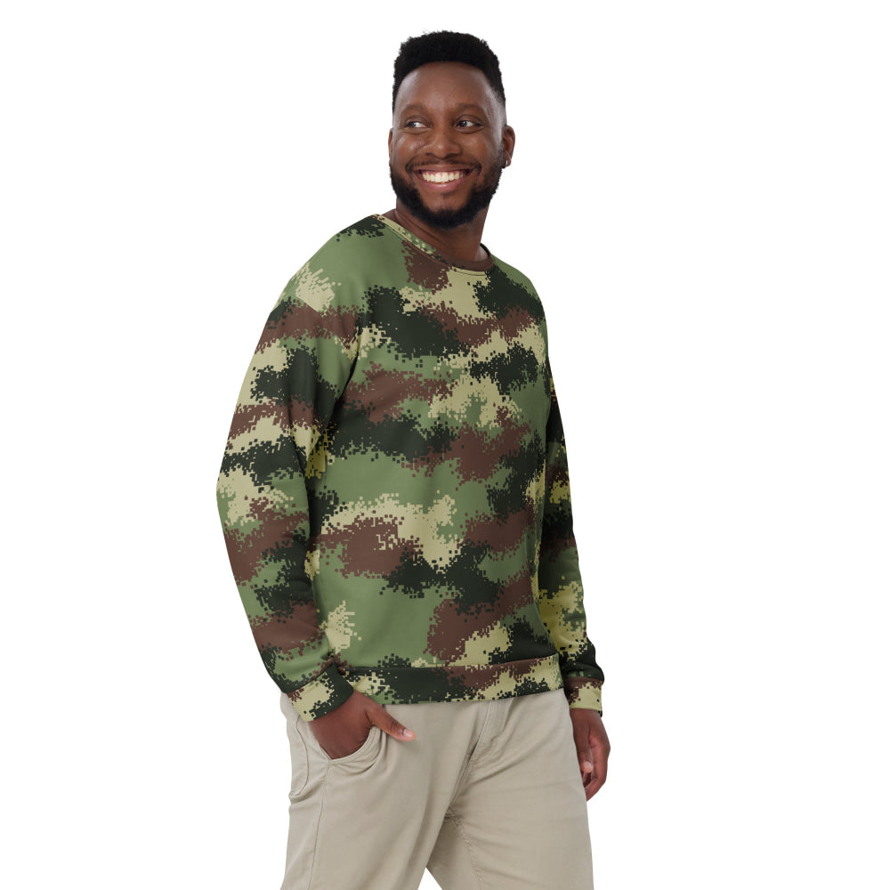 Colombian Camflado Pixelado Digital CAMO Unisex Sweatshirt