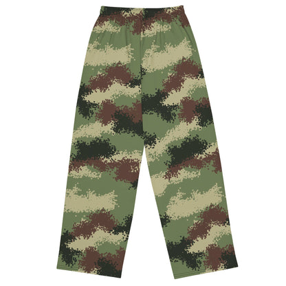 Colombian Camflado Pixelado Digital CAMO unisex wide-leg pants - Unisex Wide-Leg Pants