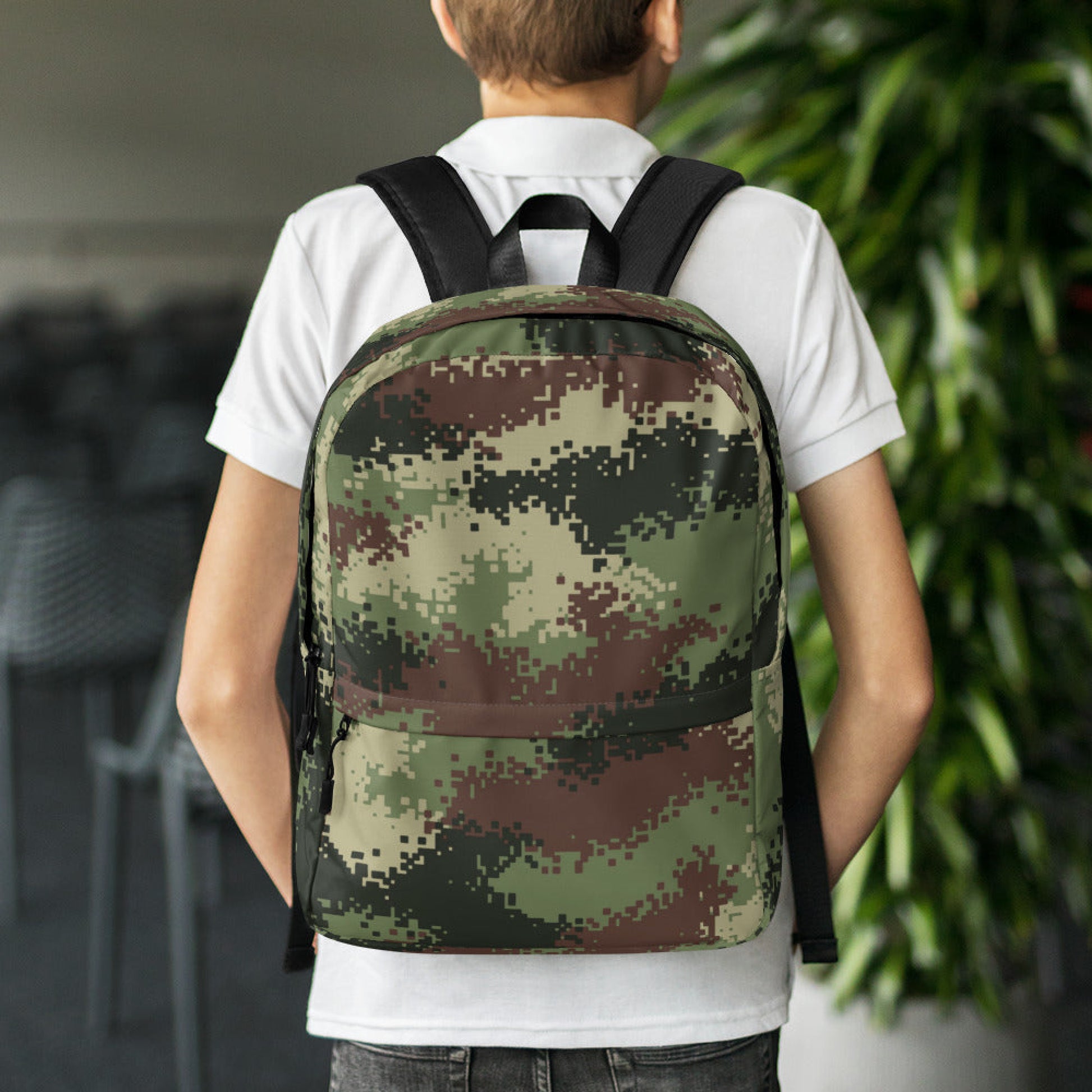 Colombian Digital Camflado Pixelado CAMO Backpack Backpacks