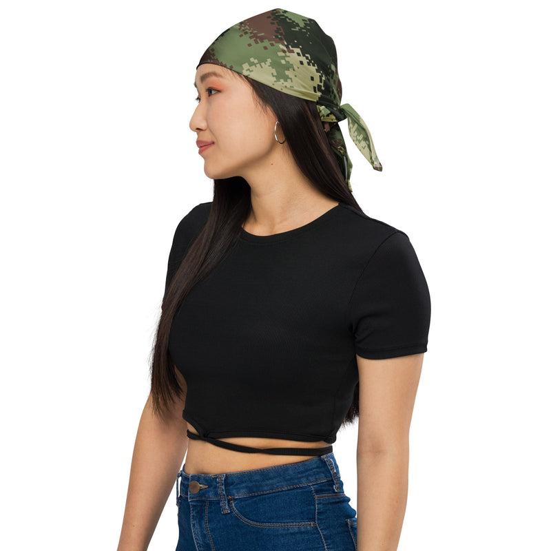 Digital Pixelado Jungle CAMO Bandana - Head