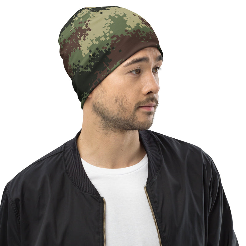 Digital Pixelado Jungle CAMO Beanie - Head