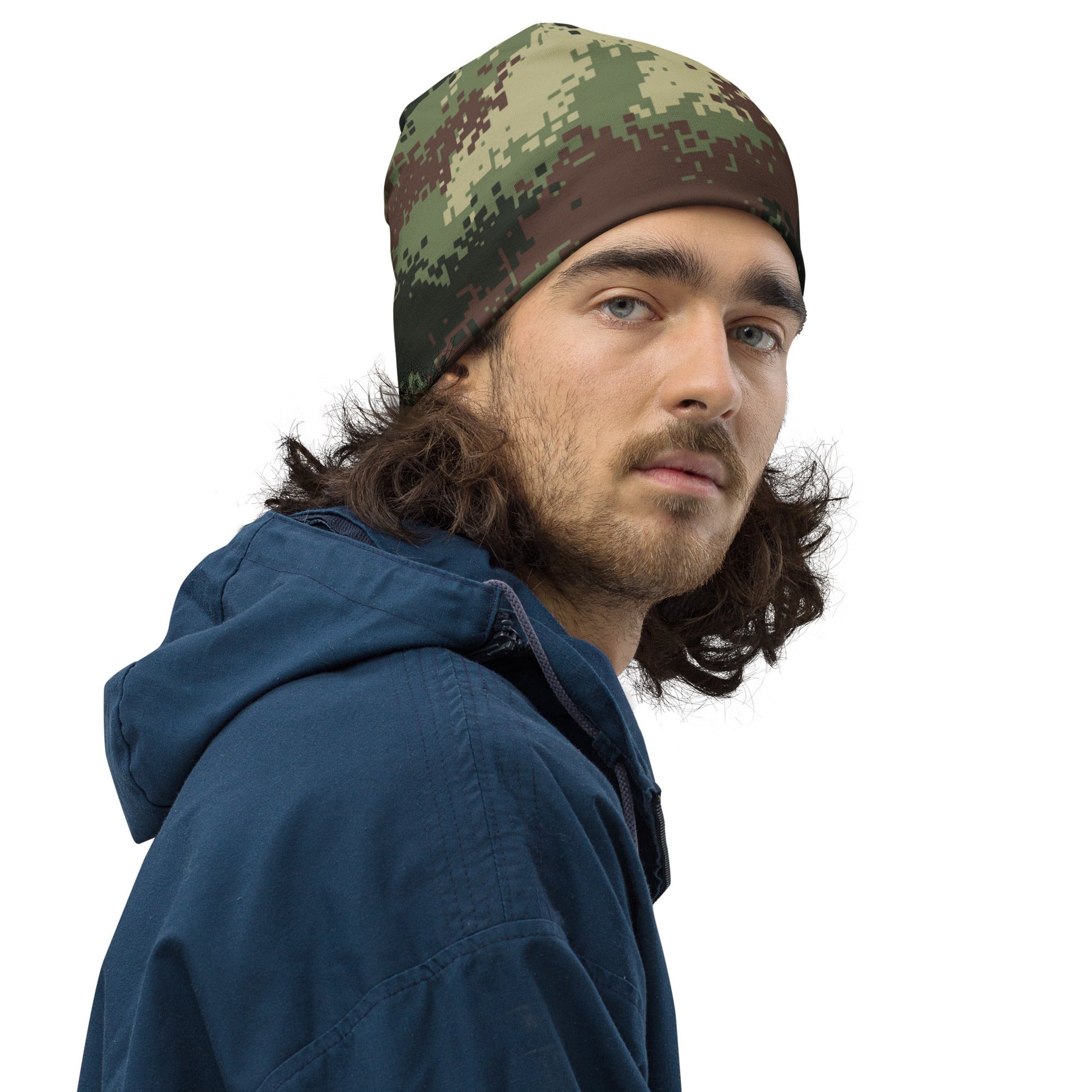 Colombian Digital Camflado Pixelado CAMO Beanie - Beanies