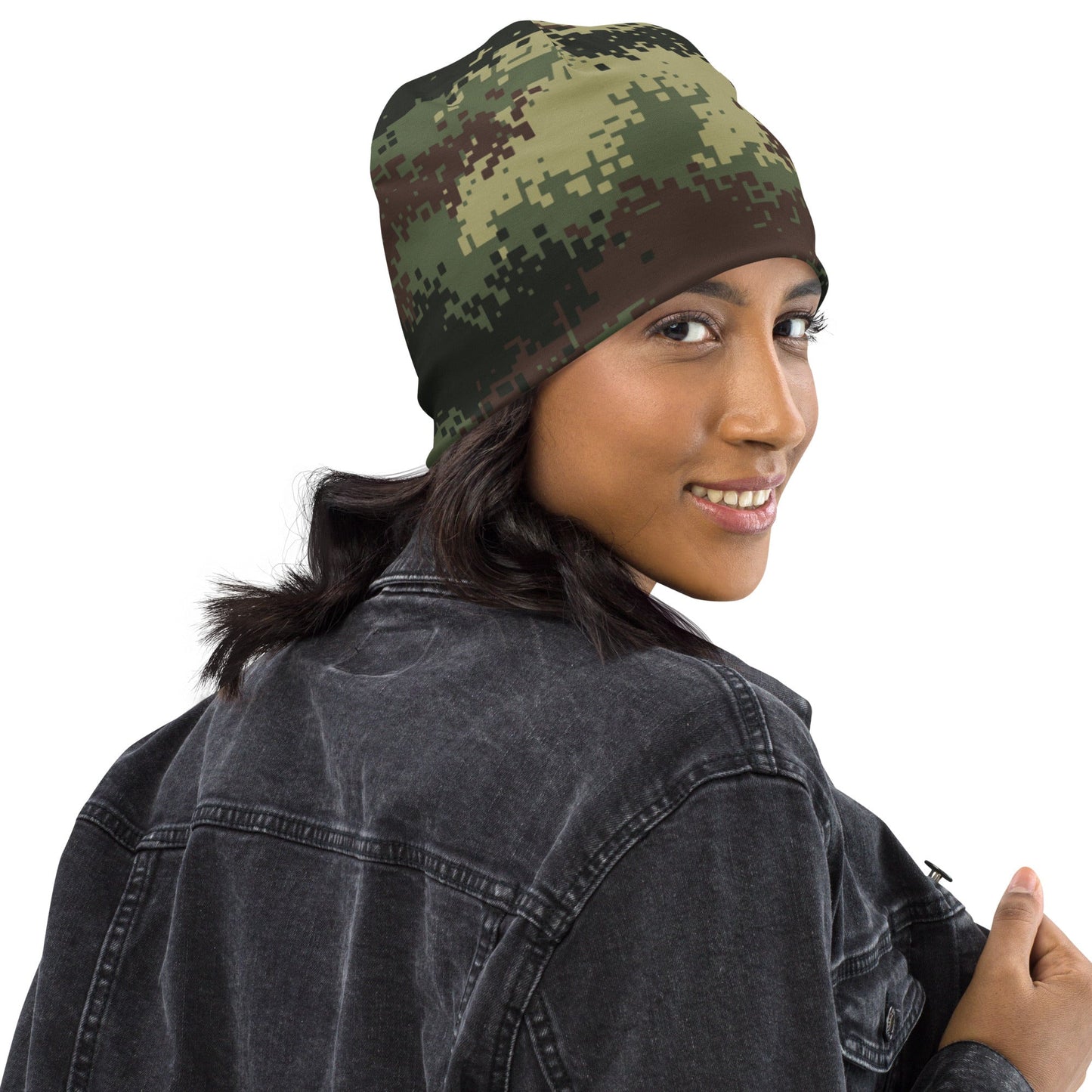 Colombian Digital Camflado Pixelado CAMO Beanie - Beanies