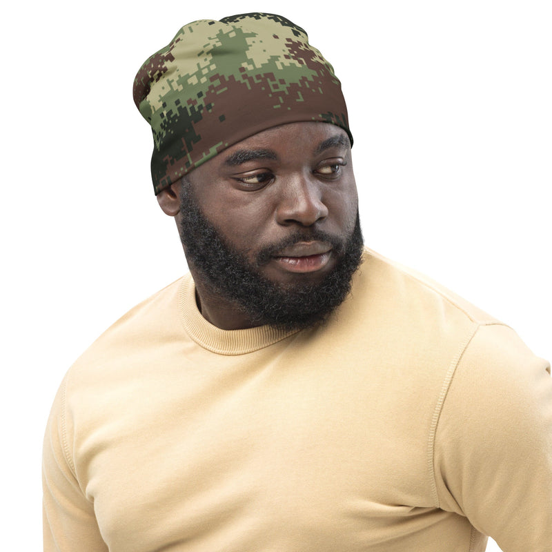 Digital Pixelado Jungle CAMO Beanie - Head