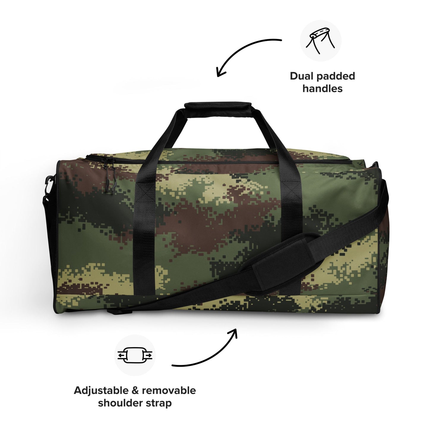Colombian Digital Camflado Pixelado CAMO Duffle bag - Bags