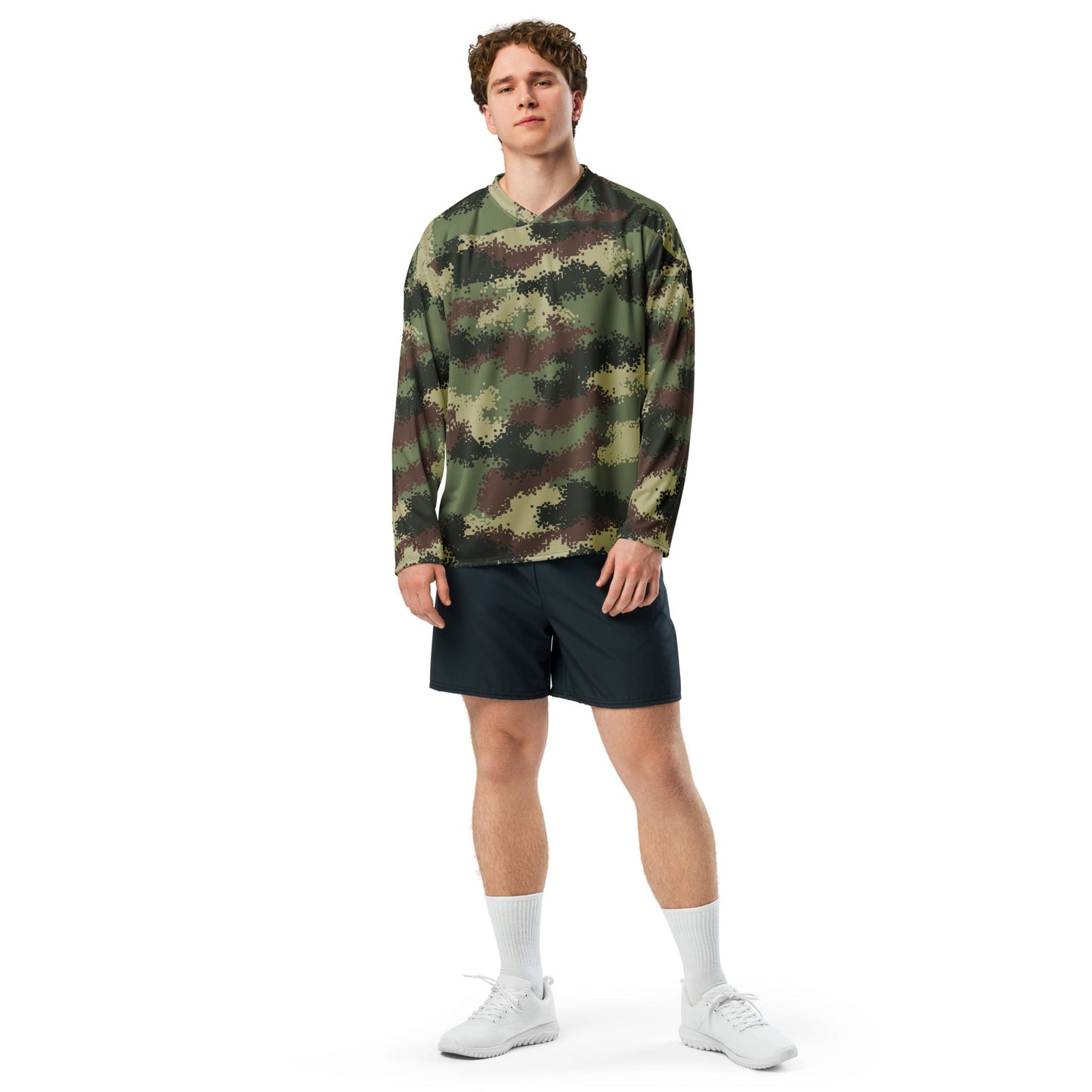 Colombian Digital Camflado Pixelado CAMO Unisex Hockey Fan Jersey