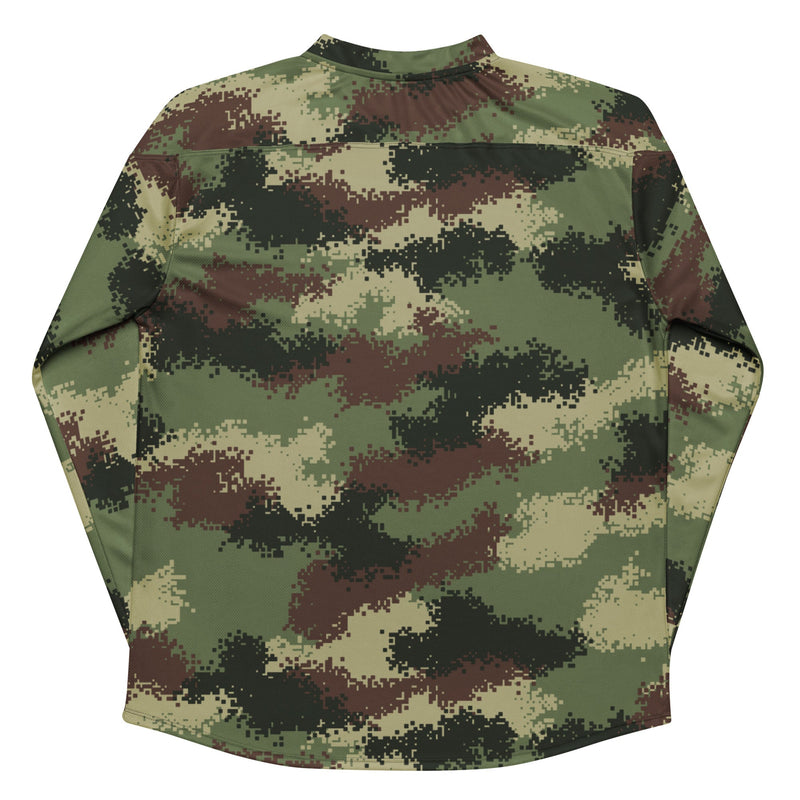 Digital Pixelado Jungle CAMO Unisex Hockey Fan Jersey