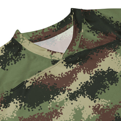 Colombian Digital Camflado Pixelado CAMO Unisex Hockey Fan Jersey