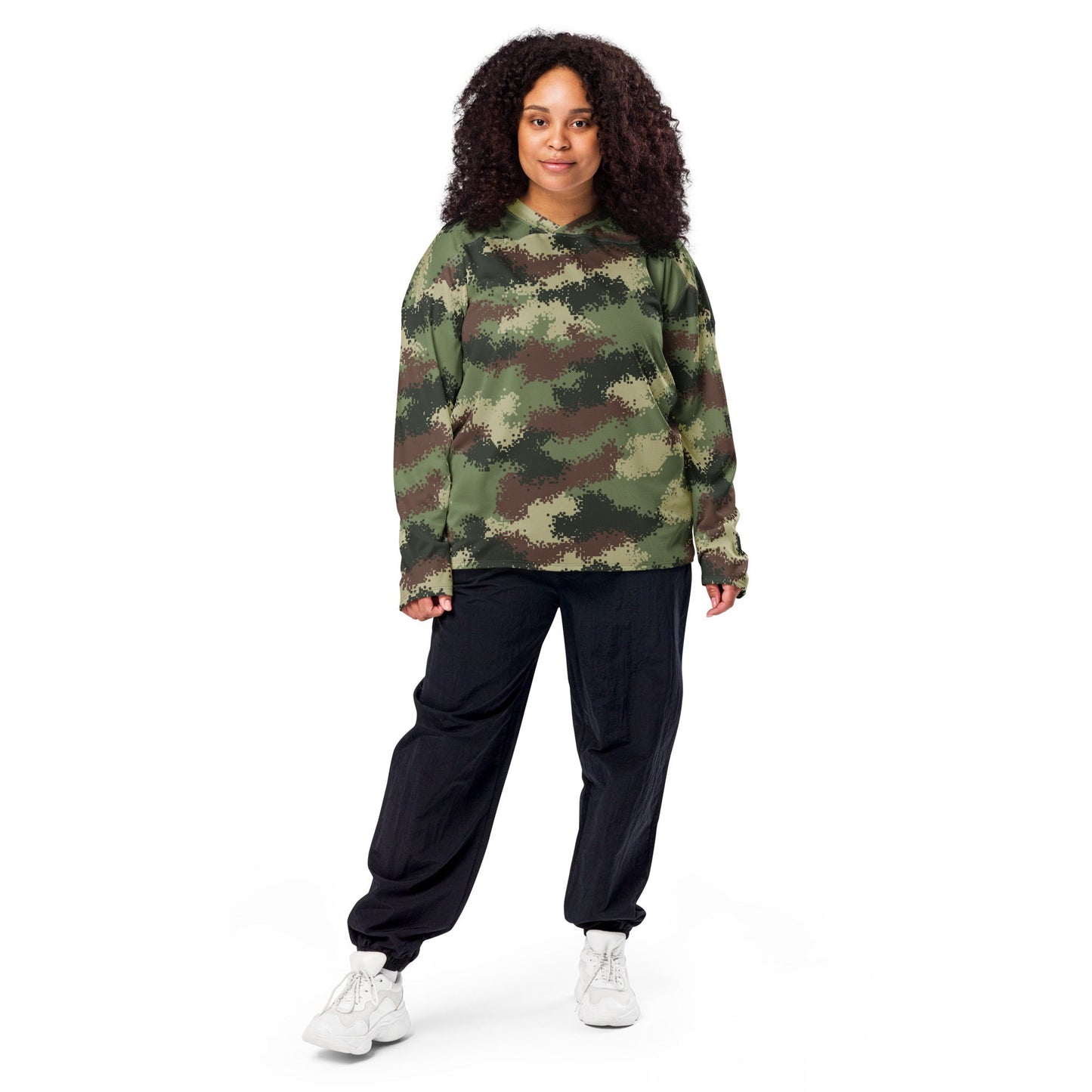 Colombian Digital Camflado Pixelado CAMO Unisex Hockey Fan Jersey