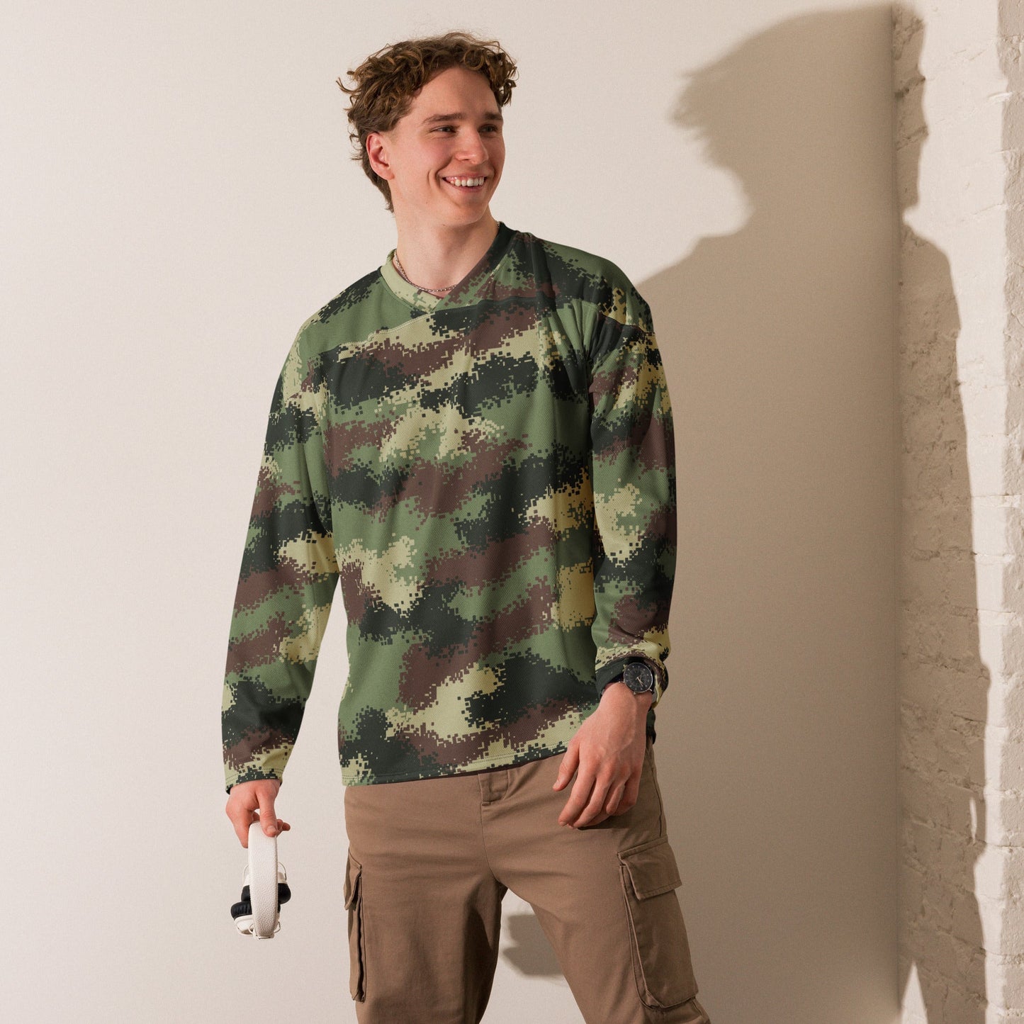 Colombian Digital Camflado Pixelado CAMO Unisex Hockey Fan Jersey