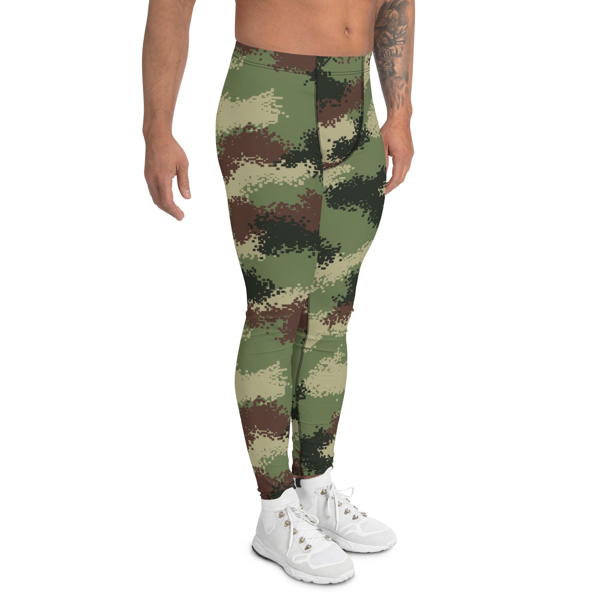Colombian Digital Camflado Pixelado CAMO Mens Leggings